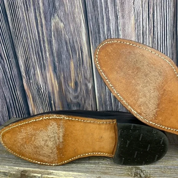 Vintage Allen Edmonds Black Leather Mac Neils Oxfords Shoes- Size 11 A